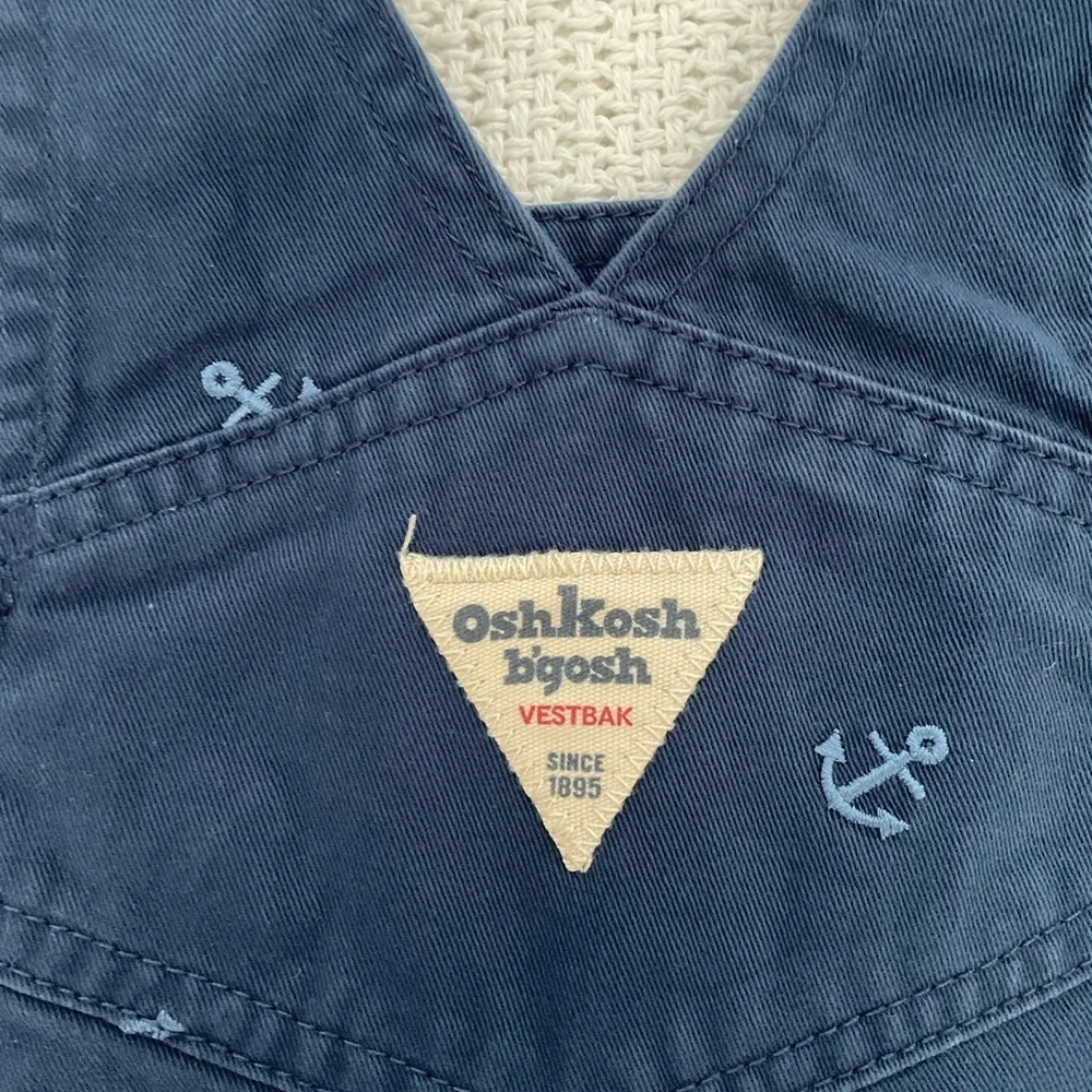 OshKosh B'gosh Blue Overalls with Adjustable Straps